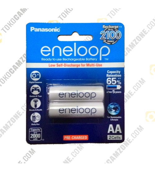 Panasonic Eneloop 2x AA 2000mah BK-3MCCE/2BT